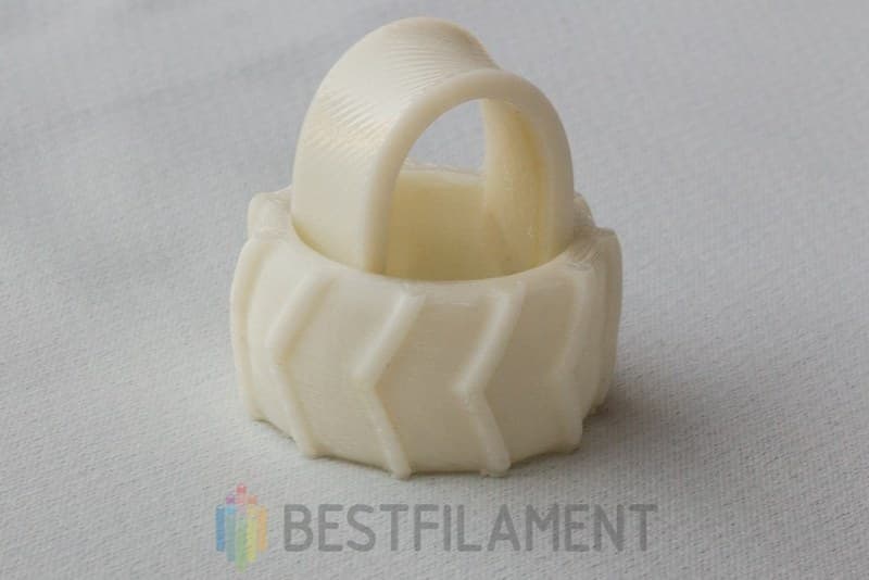 Белый Bflex пластик Bestfilament для 3D-принтеров 0,5 кг (2,85 мм)