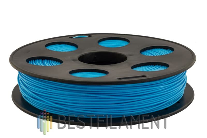 Голубой PETG пластик Bestfilament для 3D-принтеров  0,5 кг (1,75 мм)