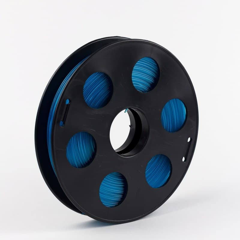 Флуоресцентный PETG пластик Bestfilament для 3D-принтеров, цвет голубой, 0,5 кг (1,75 мм)