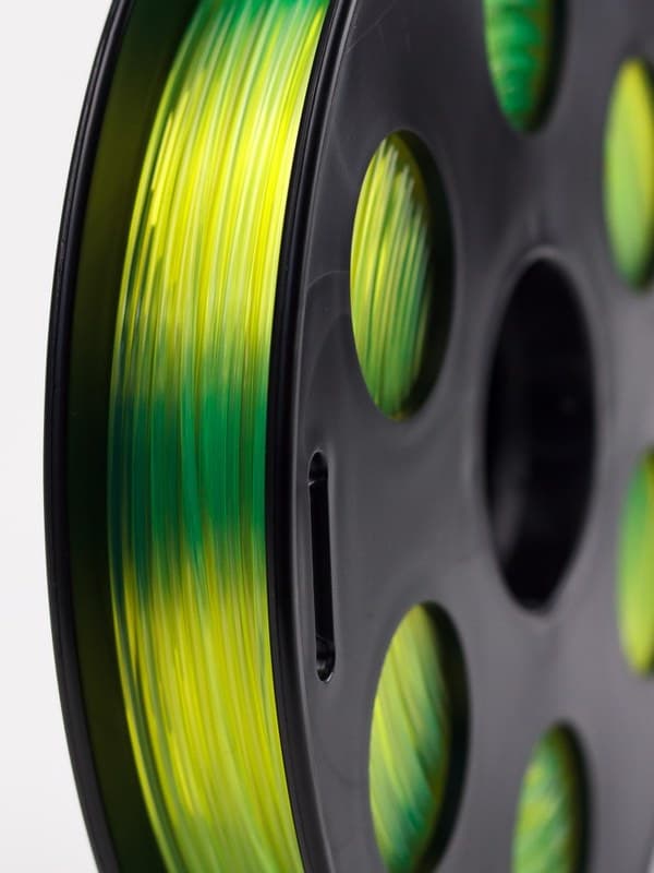 Флуоресцентный PETG пластик Bestfilament для 3D-принтеров, цвет желтый, 0,5 кг (1,75 мм)