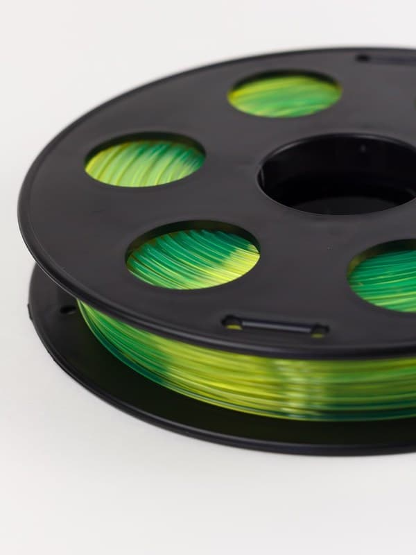 Флуоресцентный PETG пластик Bestfilament для 3D-принтеров, цвет желтый, 0,5 кг (1,75 мм)