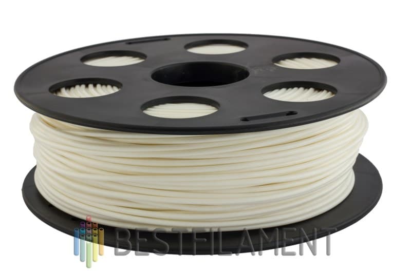 Белый PETG пластик Bestfilament для 3D-принтеров 1 кг (2,85 мм)