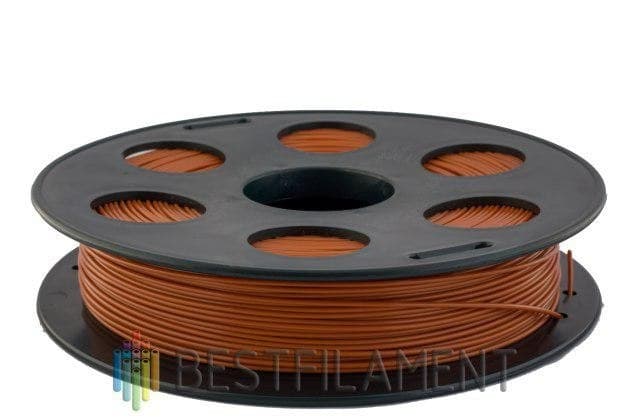 Шоколадный PLA пластик Bestfilament для 3D-принтеров 0,5 кг (1,75 мм)