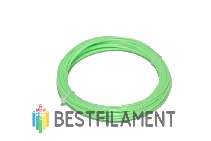 Пробник салатового PLA-пластика Bestfilament, 1,75 мм