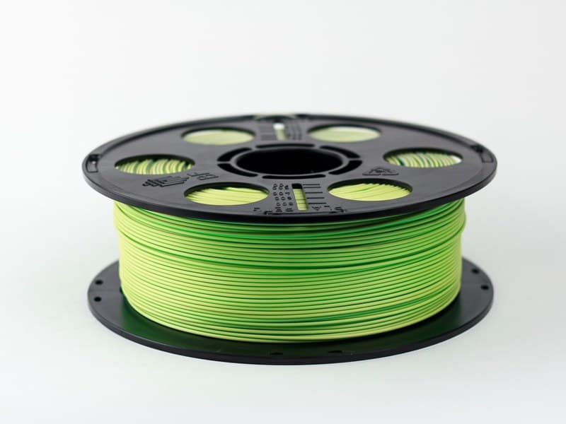 Трехцветный PLA шелк желтый зеленый серебро пластик Bestfilament для 3D-принтеров 1 кг (1,75 мм)