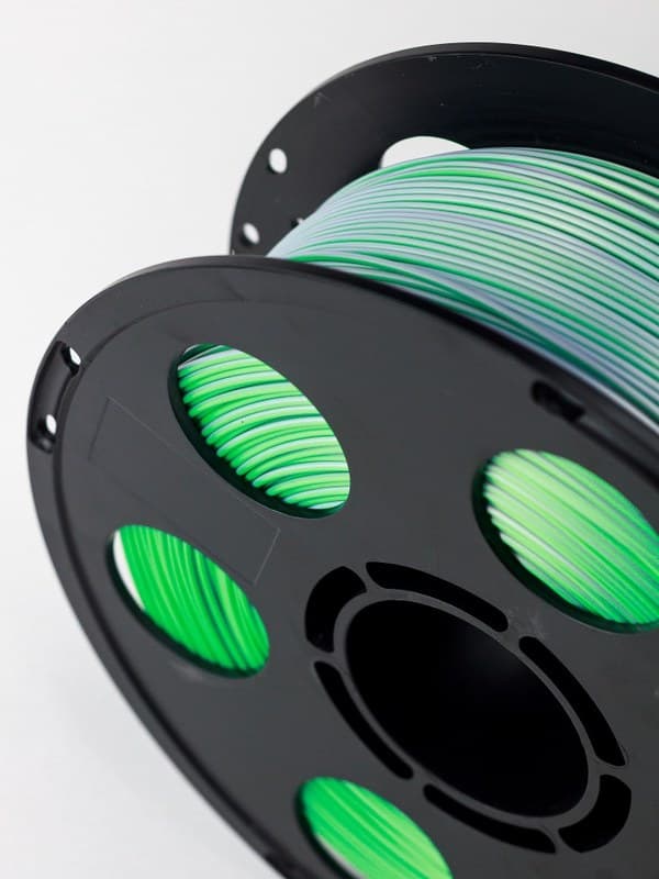 Трехцветный PLA шелк синий зеленый серебро пластик Bestfilament для 3D-принтеров 1 кг (1,75 мм)