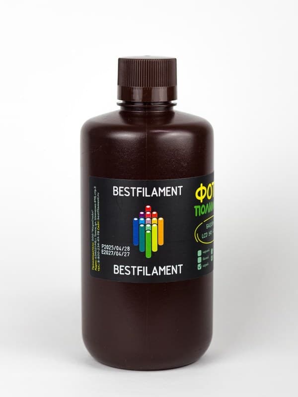 Фотополимер BestFilament базовый 1 л цвет черный