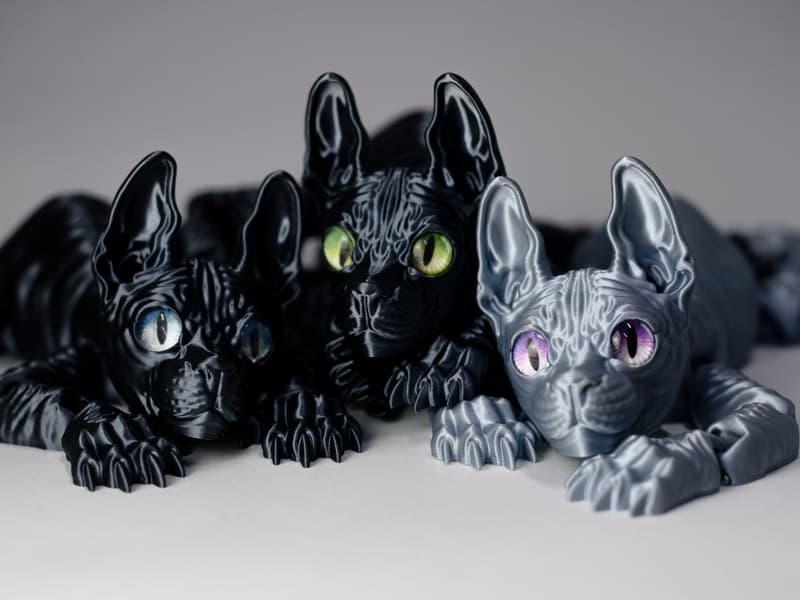 Черный PLA-шелк пластик Bestfilament для 3D-принтеров 1 кг (1,75 мм)