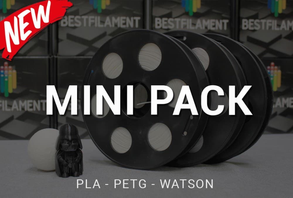 MINI PACK Bestfilament (PLA+PETG+Watson) 1 кг 1,75 мм